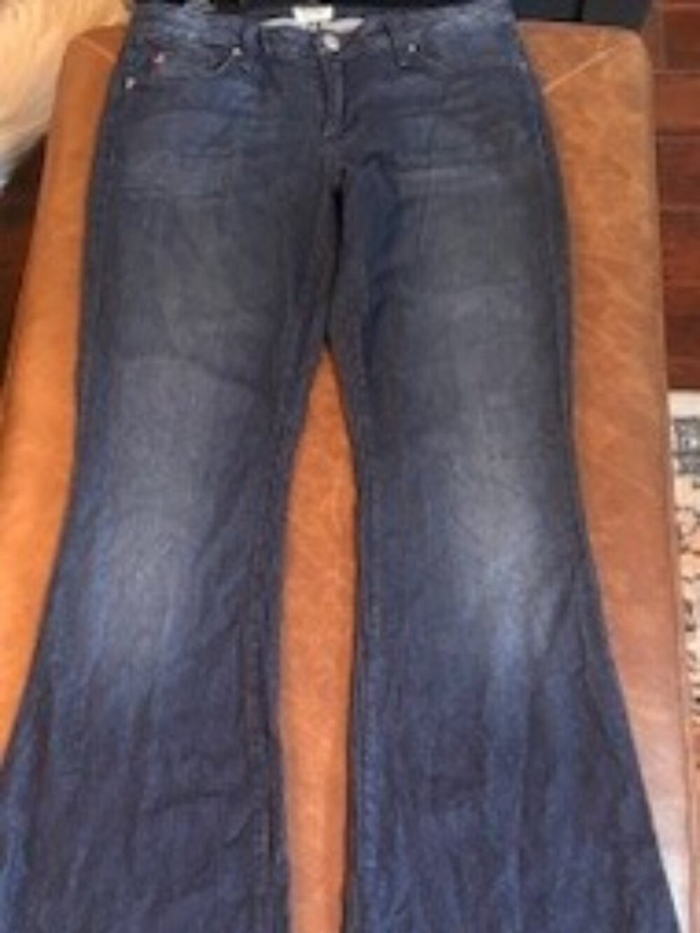 Hudson Signature Bootcut Jeans Women's Size 28 x 32 Dark Wash Made in USA